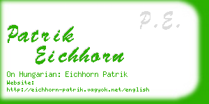 patrik eichhorn business card